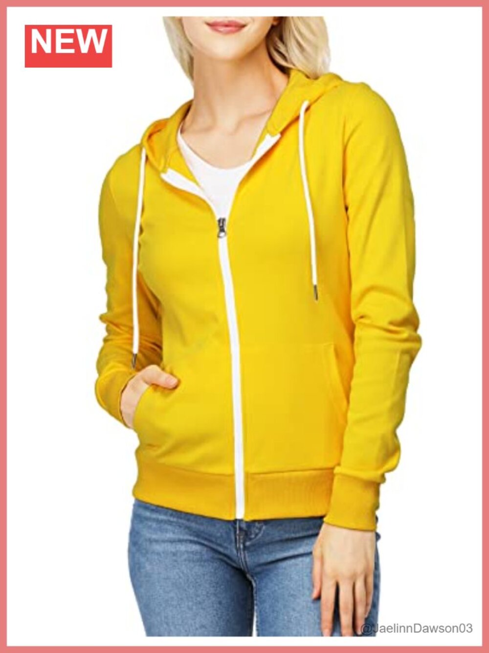 Slim Fit Zip Up Hoodie Lightweight Long Sleeve Kangaroo Pocket Casual Sweatshirt